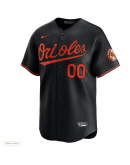 Men's Baltimore Orioles Nike Black Alternate Limited Custom Jersey