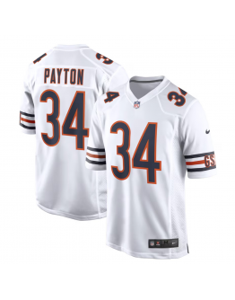 Men's Chicago Bears Walter Payton Nike White Retired Player Away Game Jersey