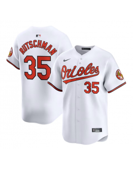 Men's Baltimore Orioles Adley Rutschman Nike White Home Limited Player Jersey