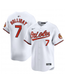 Men's Baltimore Orioles Jackson Holliday Nike White Home Limited Player Jersey