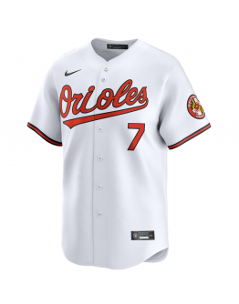 Men's Baltimore Orioles Jackson Holliday Nike White Home Limited Player Jersey