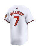 Men's Baltimore Orioles Jackson Holliday Nike White Home Limited Player Jersey