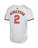 Youth Baltimore Orioles Gunnar Henderson Nike White Home Limited Jersey