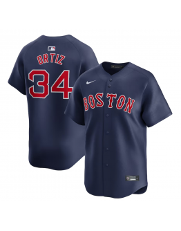 Men's Boston Red Sox David Ortiz Nike Navy Alternate Limited Retired Player Jersey