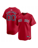 Men's Boston Red Sox Nike Red Alternate Limited Custom Jersey