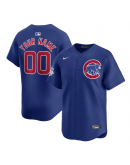 Men's Chicago Cubs Nike Royal Alternate Limited Custom Jersey