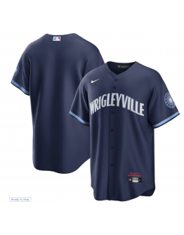 Men's Chicago Cubs Nike Navy City Connect Replica Jersey