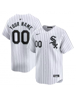 Men's Chicago White Sox Nike White Home Limited Custom Jersey