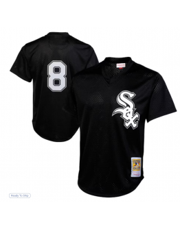 Men's Chicago White Sox Bo Jackson Mitchell & Ness Black 1993 Authentic Cooperstown Collection Batting Practice Jersey