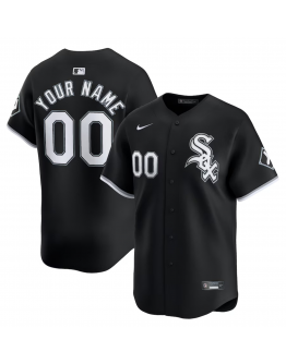 Men's Chicago White Sox Nike Black Alternate Limited Custom Jersey