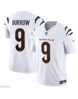 Men's Cincinnati Bengals Joe Burrow Nike White Vapor F.U.S.E. Limited Jersey