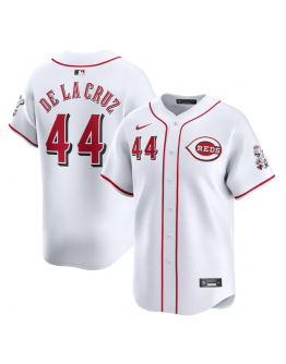 Youth Cincinnati Reds Elly De La Cruz Nike White Home Limited Player Jersey