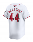 Youth Cincinnati Reds Elly De La Cruz Nike White Home Limited Player Jersey