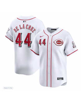 Men's Cincinnati Reds Elly De La Cruz Nike White Home Limited Player Jersey