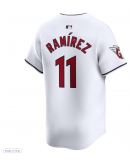 Men's Cleveland Guardians Jose Ramirez Nike White Home Limited Player Jersey