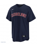 Men's Cleveland Guardians Steven Kwan Nike Navy Alternate Replica Jersey