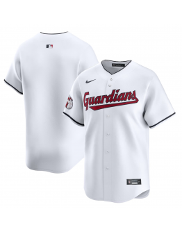 Men's Cleveland Guardians Nike White Home Limited Jersey