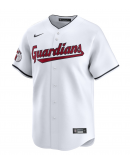 Men's Cleveland Guardians Nike White Home Limited Jersey