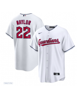 Men's Cleveland Guardians Josh Naylor Nike White Home Replica Jersey