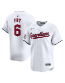 Men's Cleveland Guardians David Fry Nike White Home Limited Player Jersey