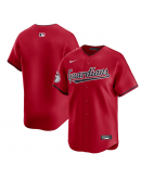 Men's Cleveland Guardians Nike Red Alternate Limited Jersey