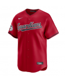 Men's Cleveland Guardians Nike Red Alternate Limited Jersey