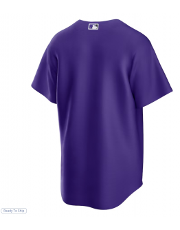 Men's Colorado Rockies Nike Purple Alternate Replica Team Jersey