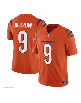 Men's Cincinnati Bengals Joe Burrow Nike Orange Vapor F.U.S.E. Limited Jersey