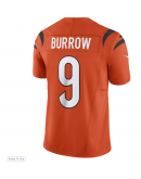 Men's Cincinnati Bengals Joe Burrow Nike Orange Vapor F.U.S.E. Limited Jersey