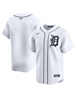 Men's Detroit Tigers Nike White Home Limited Jersey