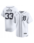 Men's Detroit Tigers Colt Keith Nike White Home Limited Player Jersey