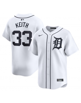 Men's Detroit Tigers Colt Keith Nike White Home Limited Player Jersey