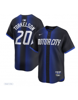 Men's Detroit Tigers Spencer Torkelson Nike Navy 2024 City Connect Limited Jersey