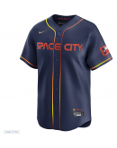 Men's Houston Astros Yordan Alvarez Nike Navy City Connect Limited Player Jersey