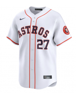 Men's Houston Astros Jose Altuve Nike White Home Limited Player Jersey