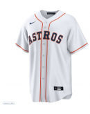 Men's Houston Astros Nike White Home Replica Team Jersey