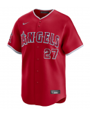 Men's Los Angeles Angels Mike Trout Nike Red Alternate Limited Player Jersey