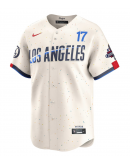 Men's Los Angeles Dodgers Shohei Ohtani Nike Cream 2024 World Series Champions City Connect Limited Player Jersey