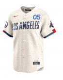 Men's Los Angeles Dodgers Freddie Freeman Nike Cream 2024 World Series Champions City Connect Limited Player Jersey