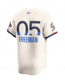 Men's Los Angeles Dodgers Freddie Freeman Nike Cream 2024 World Series Champions City Connect Limited Player Jersey