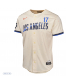 Youth Los Angeles Dodgers Shohei Ohtani Nike Cream 2024 City Connect Limited Player Jersey