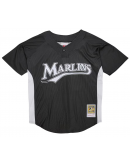 Men's Florida Marlins Dontrelle Willis Mitchell & Ness Black Cooperstown Collection 2007 Batting Practice Jersey