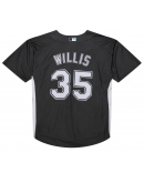 Men's Florida Marlins Dontrelle Willis Mitchell & Ness Black Cooperstown Collection 2007 Batting Practice Jersey