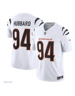 Men's Cincinnati Bengals Sam Hubbard Nike White Vapor F.U.S.E. Limited Jersey