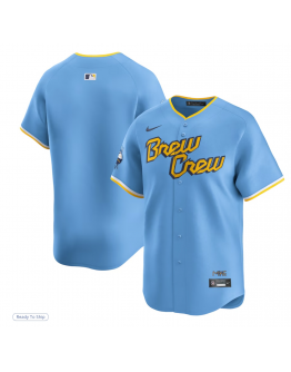 Men's Milwaukee Brewers Nike Powder Blue City Connect Limited Jersey