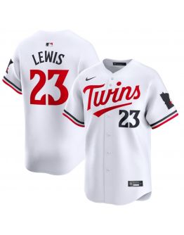 Men's Minnesota Twins Royce Lewis Nike White Home Limited Player Jersey