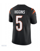 Men's Cincinnati Bengals Tee Higgins Nike Black Vapor Untouchable Limited Jersey