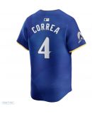 Men's Minnesota Twins Carlos Correa Nike Royal 2024 City Connect Limited Jersey