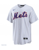 Men's New York Mets Francisco Lindor Nike White Home Replica Player Jersey