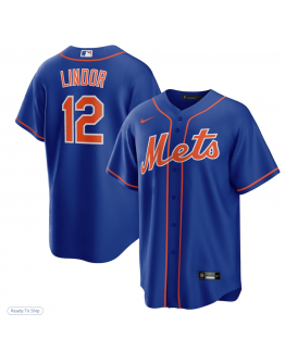 Men's New York Mets Francisco Lindor Nike Royal Alternate Replica Player Jersey